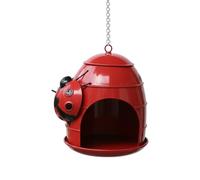 Mangiatoie per da esterno, porta cibo divertente resistente al clima | mangiatoie esterne di coccinella e | per osservare e selvatici in giardino terrazza balcone e patio
