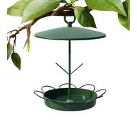 Mangiatoie per da Esterno,Resistente Grande Capacità Antiscoiattolo in Metallo | Alimentatore per Piccoli, Decorazione da Giardino | per Giardino Cortile Terrazzo Balcone Prato Spazio Esterno