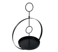 Mangiatoie Per Selvatici,Vassoio Alimentatore A Forma Di Anello In Metallo Resistente Alle Intemperie - Mangiatoia Da Balcone,-Giardino Patio Casa Aviario Osservazione Cibo