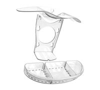 Mangiatoie per uccelli ad alta capacità resistenti alle intemperie per uccelli selvatici per gli amanti della natura Transparenst Bird