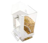 Mangiatoie Per Uccelli, Contenitore Antiversamento Rimovibile con Gancio Sicuro, Automatici per Mangiatoia e Gabbia Pappagalli, per Famiglia Amici Appassionati Giardino Prato Cortile Casa e Spazi