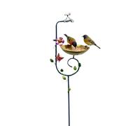 Mangiatoie Per Uccelli Da Esterno, Vassoio di Mangime A Forma di Rubinetto, Mangiatoia E Vasca Per Uccelli, per balcone giardino pettirosso inseparabili farfalle