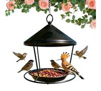 Mangiatoie per Uccelli Esterni,Alimento Appeso con | Vassoio d'acqua impermeabile per Uccelli - per giardino, Posteriore cortile, appartamento, balcone, recinzione, portico, terrazza