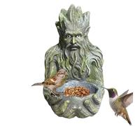 Mangiatoie per uccelli per esterni, decorazione da giardino resistente alle intemperie, mangiatoie per colibrì in resina per esterni, per attirare fringuelli selvatici, passeri, cince, cortile