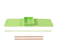 Mangiatoie per uccelli selvatici | Ciotola per alimenti in silicone con posatoi in legno e cinghia regolabile | Vassoio per mangimi uccelli all'aperto | Per la decorazione del giardino e