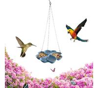 Mangiatoie per uccelli selvatici | Distributore di cibo a forma di petali - di cibo per colibrì del giardino - per balcone giardino terrazza griglia esterna