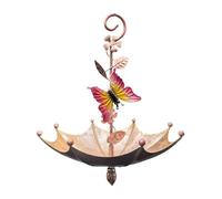Mangiatoie Per Uccelli Selvatici | Vassoio Appeso Per Il Cibo Dei Colibrì - Vassoio Alimentatore Antigoccia a Forma di Ombrello per Giardino Balcone e Terrazzo