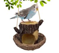 Mangiatoie per Uccelli Stazione di Alimentazione Birdwatching Resistente ai | Vassoio Alimentatore Per Uccelli Da Esterno per Pappagalli Fringuelli Inseparabili Parrocchetti Canarini