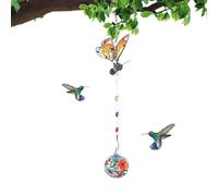 Mangiatoio Per Colibrì Da Esterno Carillon Da Giardino In Per Uccelli | Mangiatoio Incantevole Con Carillon Per Colibrì Per Spazi Esterni Verande Giardini Feste Su Prato Cortili E Percorsi