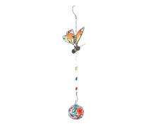 Mangiatoio Per Colibrì Da Esterno Ornamento In Per Mangiatoia | Dispenser Per Colibrì Con Campanello Eolico Per L'In Cortili Giardini Sentieri Percorsi E Feste