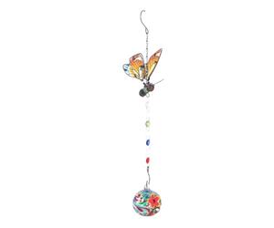 Mangiatoio Per Colibrì Da Esterno Ornamento In Per Mangiatoia | Dispenser Per Colibrì Con Campanello Eolico Per L'In Cortili Giardini Sentieri Percorsi E Feste