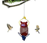 Mangiatoio Per Uccelli Anti Gatto - Stazione Resistente A Forma Di Gatto | con Gancio a Prova di Scoiattolo Dispenser per Colibrì,Per Osservazione Della Fauna Selvatica In Giardino Esterno Cortile