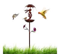 Mangiatoio per Uccelli da Giardino | A Forma Di Coniglietto Per Uccelli | Decorazione Da Giardino Coniglietto Mangiatoia - Per Pappagalli Passeri Parrocchetti