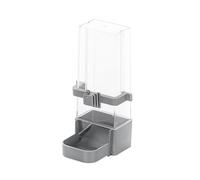 Mangiatore/Abbeveratoio Uccelli 15 Cm Grigio Per Barre Orizzontali Duvo