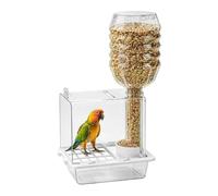 Mangiatore Automatico per Pappagalli Contenitore per Cibo di Inseparabili e | Distributore di Cibo per Conuro per Proprietari di Animali, Amanti, Addestratori, Rifugi, Zoo, Voliere,
