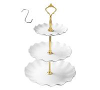 Mangier per uccelli da esterni, in polipropilene, 24 x 24 x 35 cm, a 3 strati, per pappagalli e passeri, per balconi, cortili e