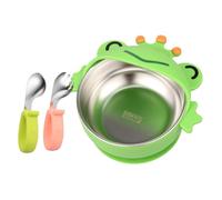 Mangime isotermico per bambini per la casa e i viaggi - ovetti e cucchiai, per bambini con maniche in silicone | Pratica e adorabile : questi ovetti non scivolanti si uniscono