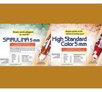 Mangime Koi e pesci laghetto 10 kg High Standard Color red+10 kg Spirulina 5mm
