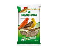 Mangime per CANARINI canarino miscuglio 6 semi scaglie di biscotto Manitoba 1KG