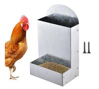 Mangimiera per Gabbia di Polli Mangiatoia per Pollame | Contenitore per Cibo per Anatre per Allevatori Agricoltori Custodi Cortile Esterno Recinto Area Libera Coniglio