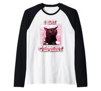 Mangio Cemento Meme di Gatti Divertenti Meme su Internet Maglia con Maniche Raglan