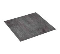 Mangloder - 55 assi autoadesive in PVC, 5,11 m², 30,5 x 30,5 x 0,15 cm, per interni, soluzione per pavimenti moderna, per soggiorno, camera da letto, cucina e corridoio, colore: nero e grigio