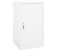 Mangloder Armadio Sella Bianco 53x53x105cm in Acciaio con Supporto Sella, Ganci, Porta Serratura, Supporto a Muro, per Sella Equitazione, Briglia, Cavezza, Stalla, Organizzatore, Montaggio, Portatile