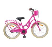 Mangloder Bicicletta per bambini da 24 pollici, per 8-12 anni, rosa scuro, con sella e manubrio regolabili, robusto telaio in acciaio, maniglie in gomma, freno a contropedale, adatta per città, tempo