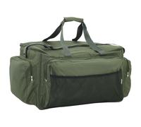 Mangloder Borsa da pesca impermeabile verde scuro in tessuto Oxford con maniglia per il trasporto, tracolla e divisorio isolante, per pesca, escursionismo, viaggi e attività all'aperto