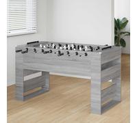 Mangloder - Calcialilla Sonoma grigio, 146,5 x 74 x 85 cm, per dispositivi da gioco per interni, robusto materiale in legno, design moderno, manici ergonomici, tavolo da gioco stabile per famiglia e