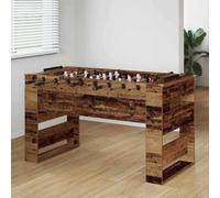 Mangloder - Calciobalilla in legno anticato, 146,5 x 74 x 85 cm, design moderno, durevole, stabile, maniglie ergonomiche, per gioco al chiuso, ideale per famiglia, tempo libero, tornei, sala hobby
