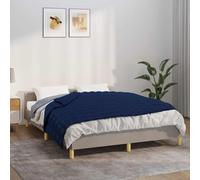 Mangloder - Coperta ponderata blu, 120 x 180 cm, 5 kg, tessuto 100% cotone, con tasche trapuntate da 10 x 10 cm, per soggiorno, camera da letto, viaggi, relax tranquillo