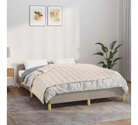 Mangloder - Coperta ponderata color crema chiaro, 150 x 200 cm, 7 kg, in cotone, trapunta con passanti interni e imbottitura in perle di vetro, per letto, divano, camera da letto, soggiorno, morbida e