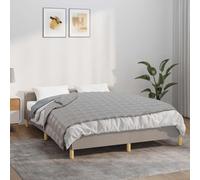 Mangloder - Coperta ponderata grigia, 120 x 180 cm, 5 kg, tessuto in cotone, imbottitura uniforme con perle di vetro, per letto, divano, camera da letto, soggiorno, con passanti interni