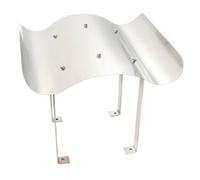 Mangloder - Copertura per camino in acciaio inox, 40 x 40 x 36 cm, resistente alle intemperie, con accessori di montaggio, resistente alla corrosione, protezione da vento e pioggia sul camino