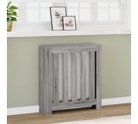 Mangloder - Copertura per termosifone, colore grigio sonoma, 78 x 20 x 82 cm, in legno con doghe per soggiorno, mensola per decorazione, accessori per termosifoni abbinati