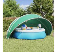 Mangloder - Cupola per piscina, 500 x 500 x 236 cm, in poliestere 185T con rivestimento in PU, pieghevole, resistente alle intemperie, protezione dalle foglie, isolamento, riscaldamento per piscina da