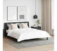 Mangloder - Cuscino con cuscino, 2 pezzi, bianco, 60 x 60 cm, imbottitura in piuma, rivestimento in cotone, extra morbido, traspirante, lavabile fino a 40 °C, per camera da letto, per chi dorme sul