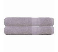 Mangloder FROGN - Asciugamani per sauna, 2 pezzi, grigio, 80 x 200 cm, 360 g/m², in 100% cotone, assorbenti e ad asciugatura rapida, per sauna, spa, benessere, fitness, bagno e viaggi