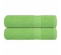 Mangloder FROGN Set di 2 asciugamani verde mela, 50 x 100 cm, 100% cotone, 360 g/m², assorbenti, ad asciugatura rapida, morbidi, per bagno, piscina, spa, spa, viaggi, fitness, sport
