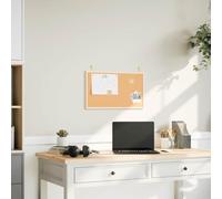 Mangloder - Lavagna in sughero con cornice in legno massello di pino, 60 x 40 cm, per ufficio, scuola, organizzazione, presentazioni e applicazioni creative, lavorazione di alta qualità