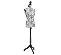 Mangloder - Manichino da donna in poliestere con treppiede in MDF, altezza regolabile da 133 a 168 cm, torace da 84 cm, per sartoria, atelier di moda e vetrine