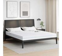 Mangloder Materasso Bianco 200x200 Tessuto Jacquard Alto 16 cm Medio Rigido con Nucleo in Schiuma a 7 Zone Ergonomico Traspirante per Letto Matrimoniale Camera da Letto Comfort Sonno
