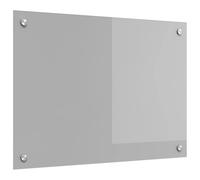 Mangloder - Pannello posteriore da cucina in vetro temperato, 70 x 50 cm, resistente al calore fino a 240 gradi, 4 fori preforati, facile da pulire, per cucina moderna e protezione delle pareti