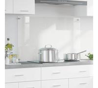 Mangloder - Pannello posteriore da cucina trasparente in vetro temperato, 100 x 60 cm, resistente al calore, per interni, facile da pulire, moderno paraschizzi con effetto trasparente, per zona