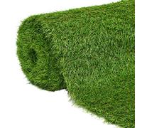 Mangloder - Prato artificiale, 1 x 8 m, altezza del pelo 30 mm, in polipropilene e PE, resistente ai raggi UV, impermeabile, per balcone, terrazza, giardino, parco giochi e interni