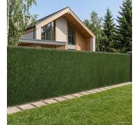 Mangloder - Recinzione Artificiale Verde Chiaro in PVC e Acciaio, 1.5x6M, Resistente ai raggi UV, Recinzione Privacy per Esterni, Aspetto Naturale per Terrazza, Giardino e Balcone