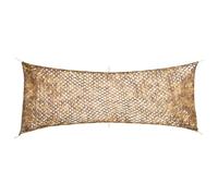 Mangloder - Rete mimetica con custodia, 525 x 205 cm, colore sabbia, per esterni, caccia, bird watching, campeggio, mimetica, protezione dagli sguardi indiscreti, resistente alle intemperie, leggera