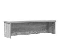 Mangloder Scaffale da cucina impilabile, grigio Sonoma, 50 x 15 x 16 cm, in legno per piano di lavoro, armadio da cucina, porta utensili da cucina, portaposate e conservazione salvaspazio