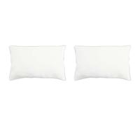 Mangloder Set di 2 cuscini bianchi, 40 x 60 cm, in fibra di bambù, traspiranti e lavabili, per chi dorme sul fianco, sulla pancia e sulla schiena in camera da letto